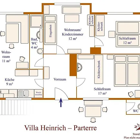 아파트 Ferienwohnung Heinrich *